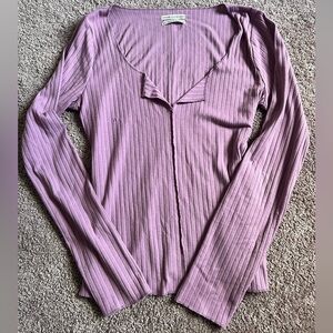 BRAND NEW Urban Outfitters Purple Long Sleeve Top
